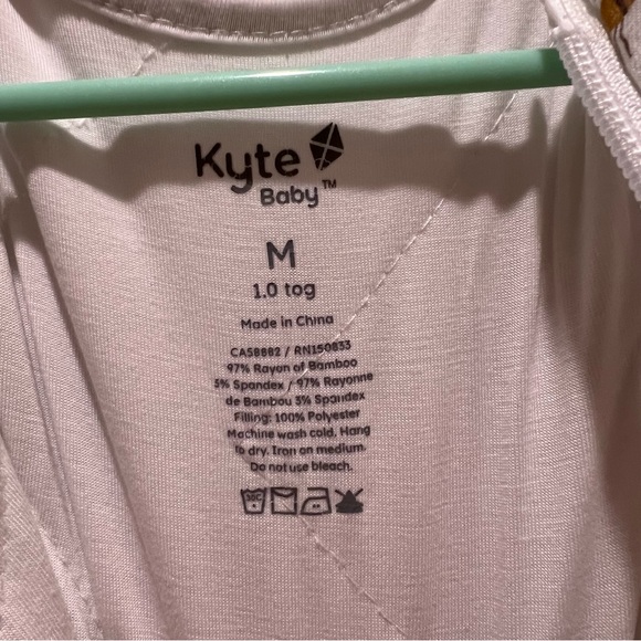 Kyte BABY White Sleep Sack with Brown Bear Print - Picture 3 of 5